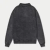 Mens signature washed oversized 1/4 zip sweatshirt