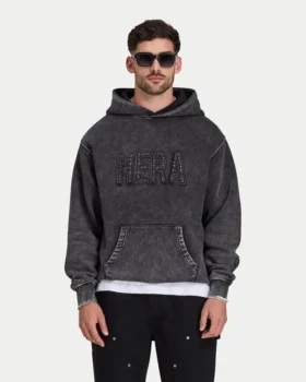 Mens signature washed oversized hoodie