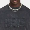 Mens signature washed oversized t-shirt