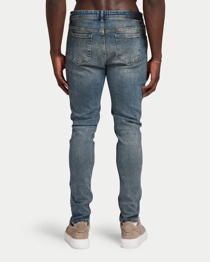 Mens slim fit jean – blue sand Mens slim fit jean – blue sand