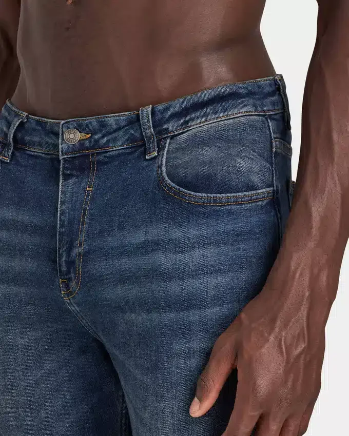 Mens slim fit jean – dark blue Mens slim fit jean – dark blue