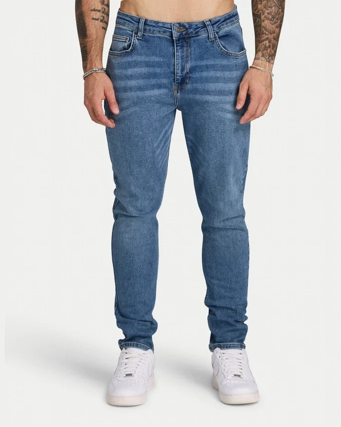 Mens slim fit jean – mid blue Mens slim fit jean – mid blue