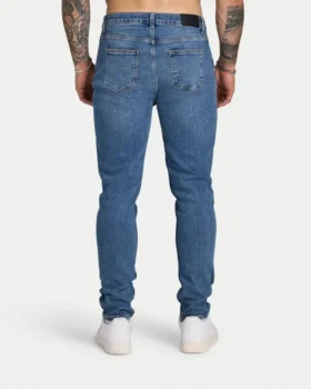 Mens slim fit jean – mid blue