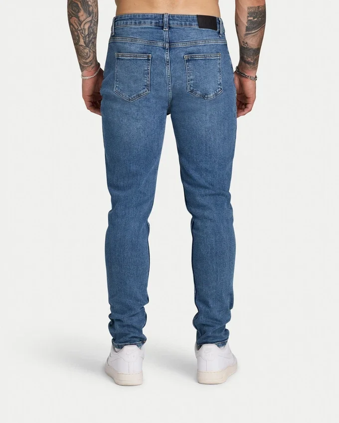 Mens slim fit jean – mid blue Mens slim fit jean – mid blue