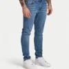 Mens slim fit jean – mid blue Mens slim fit jean – mid blue