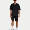 Mens slim fit short – black Mens slim fit short – black