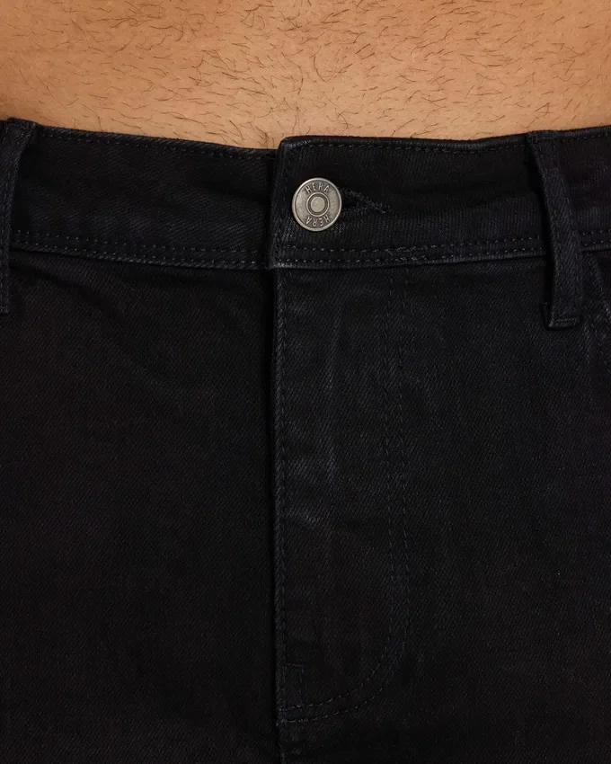 Mens slim fit short – black Mens slim fit short – black