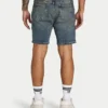 Mens slim fit short – blue sand Mens slim fit short – blue sand