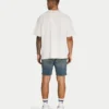 Mens slim fit short – blue sand Mens slim fit short – blue sand