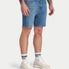 Mens slim fit short – mid blue Mens slim fit short – mid blue