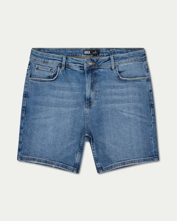 Mens slim fit short – mid blue Mens slim fit short – mid blue
