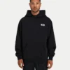 Mens staple oversized hoodie – black