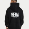 Mens staple oversized hoodie – black