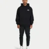 Mens staple oversized hoodie – black
