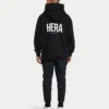 Mens staple oversized hoodie – black