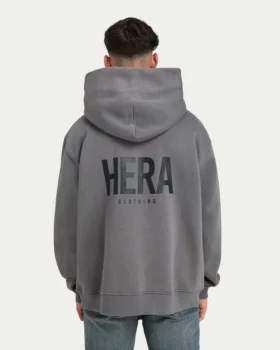 Mens staple oversized hoodie – charcoal grey