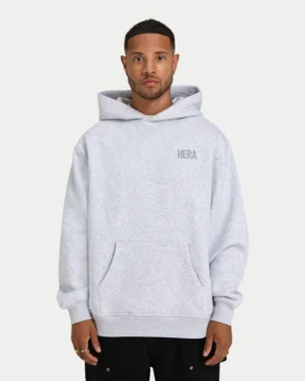 mens staple oversized hoodie grey marl 1 280x350 - Mens staple oversized hoodie - grey marl