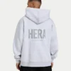 Mens staple oversized hoodie – grey marl