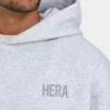 Mens staple oversized hoodie – grey marl
