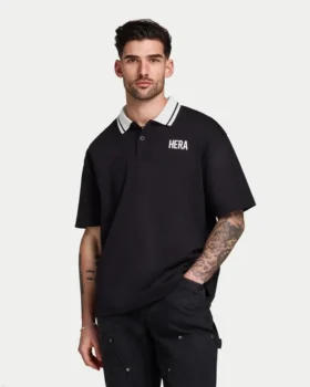 Mens staple oversized polo t-shirt