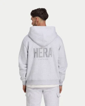 Mens staple oversized zip up hoodie