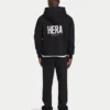 Mens staple oversized zip up hoodie