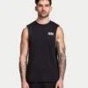 Mens staple tank – black Mens staple tank – black