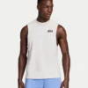 Mens staple tank – white