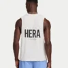 Mens staple tank – white