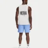 Mens staple tank – white