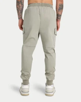 Mens utility cargo pant – grey green