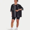 Mens varsity mesh jersey – black Mens varsity mesh jersey – black