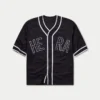 Mens varsity mesh jersey – black Mens varsity mesh jersey – black