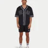 Mens varsity mesh jersey – black Mens varsity mesh jersey – black