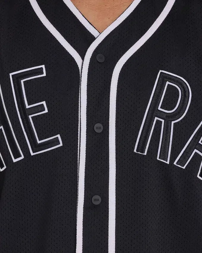 Mens varsity mesh jersey – black Mens varsity mesh jersey – black