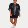 Mens varsity mesh jersey – black Mens varsity mesh jersey – black