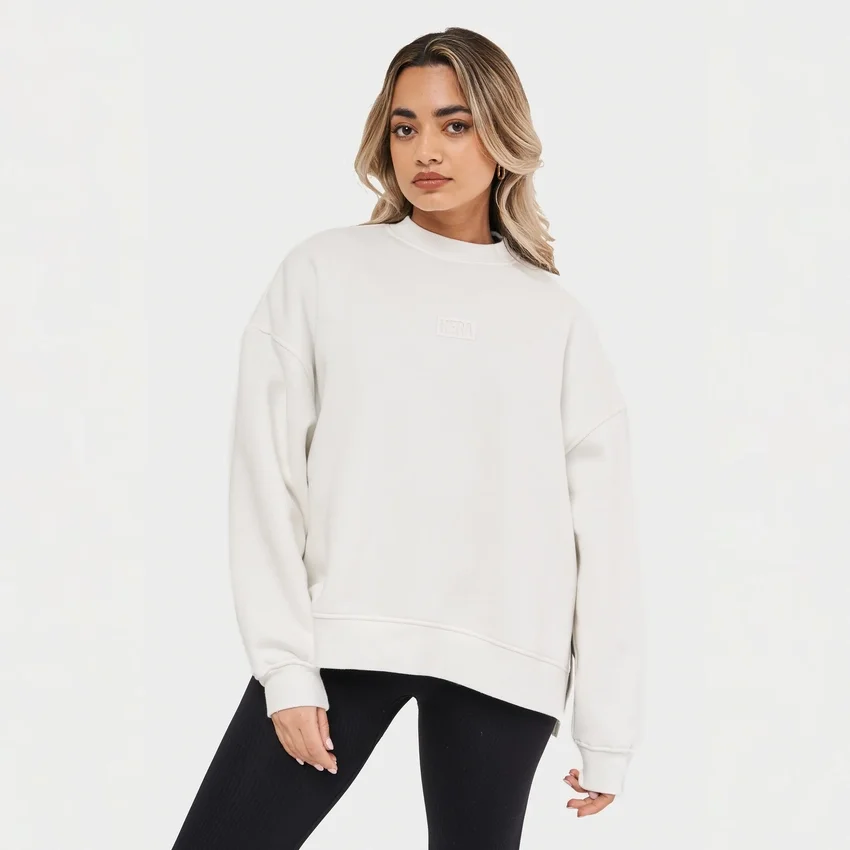 Rewear collective sweatshirt – off white Rewear collective sweatshirt – off white