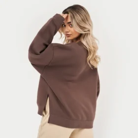 Rewear collective sweatshirt – slate brown