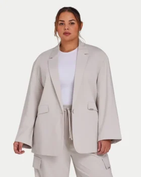 Women’s blazers | oversized studio blazer – stone
