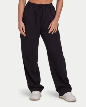 Women’s cargos | studio cargo pant – black