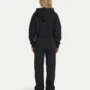 Womens 365 cropped zip hoodie