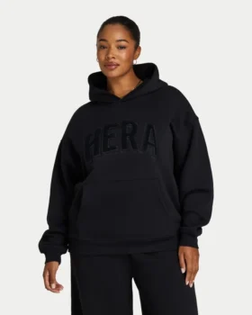 Womens 365 oversized hoodie – black
