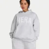 Womens 365 oversized hoodie – grey marl