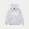 Womens 365 oversized hoodie – grey marl