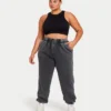 Womens base racer crop top – black Womens base racer crop top – black