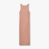 Womens base racer midi dress – acorn brown
