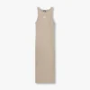 Womens base racer midi dress – grey green