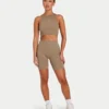 Womens base short – grey green Womens base short – grey green