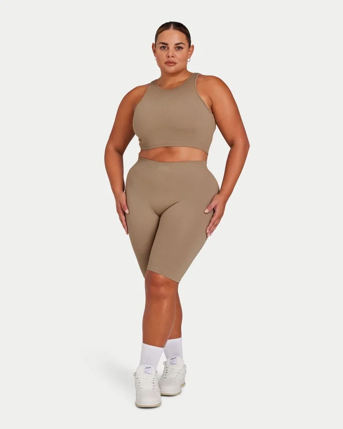 Womens base short – grey green Womens base short – grey green
