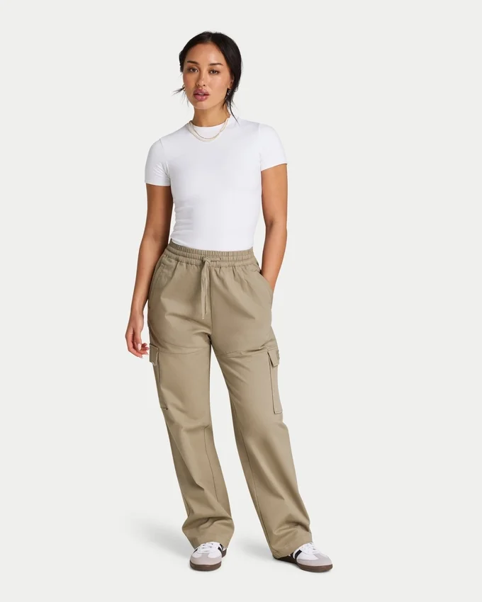 Womens cargo pant – grey green Womens cargo pant – grey green
